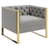 Eastbrook Tufted Back Chair Grey 509113