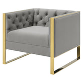 Eastbrook Tufted Back Chair Grey 509113