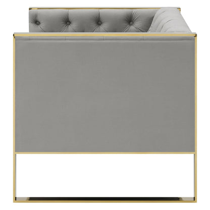 Eastbrook Tufted Back Chair Grey 509113