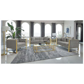 Eastbrook Tufted Back Chair Grey 509113