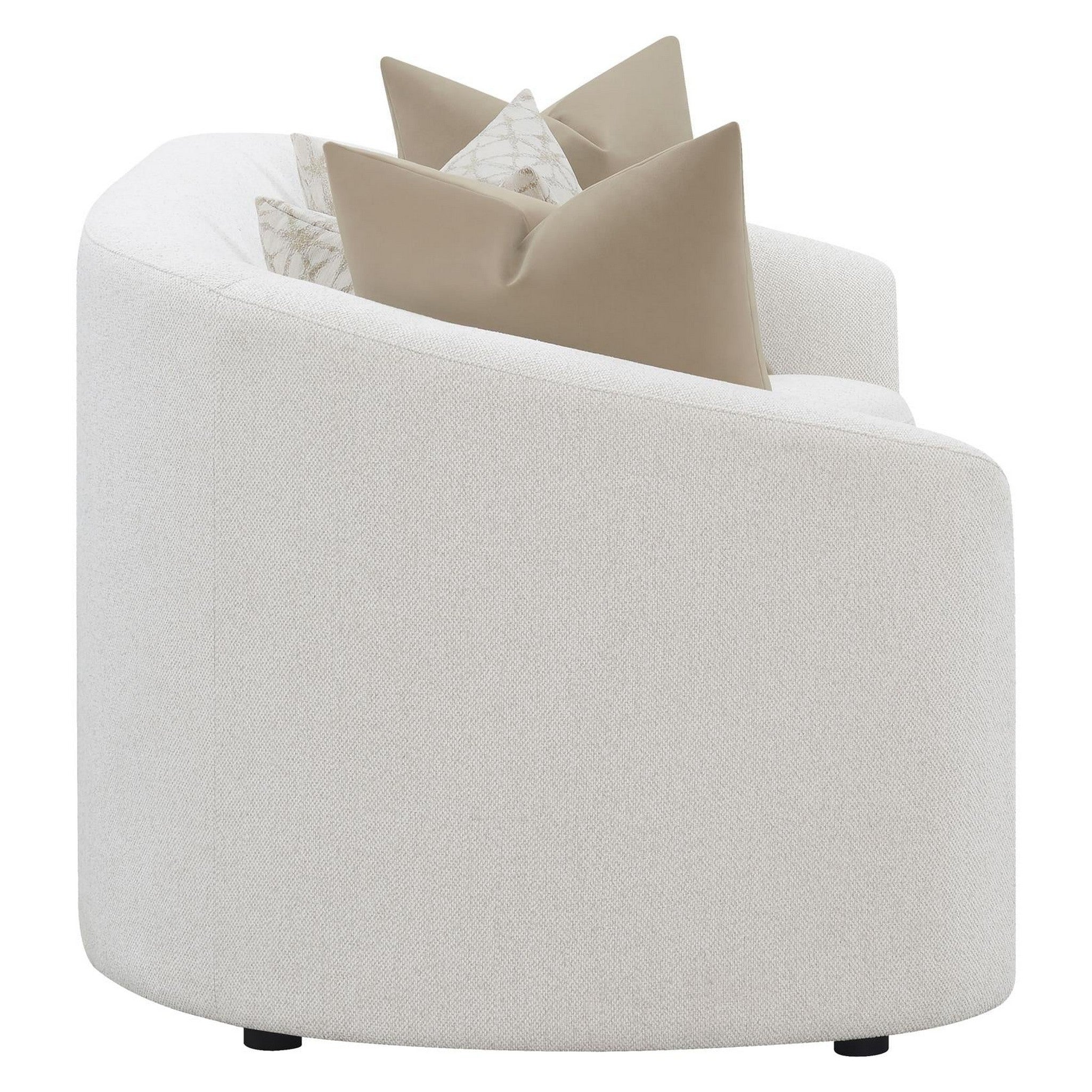 Rainn Upholstered Tight Back Sofa Latte 509171
