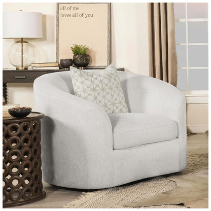 Rainn Upholstered Tight Back Chair Latte 509173