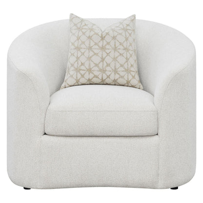 Rainn Upholstered Tight Back Chair Latte 509173
