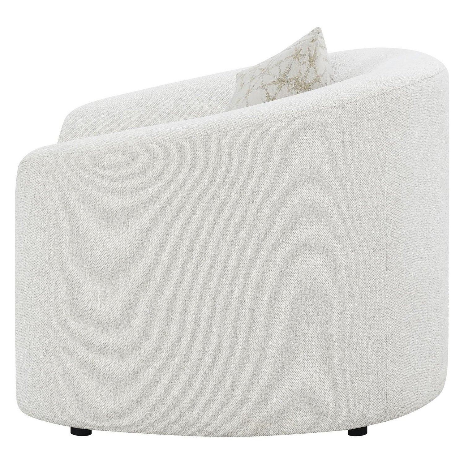 Rainn Upholstered Tight Back Chair Latte 509173