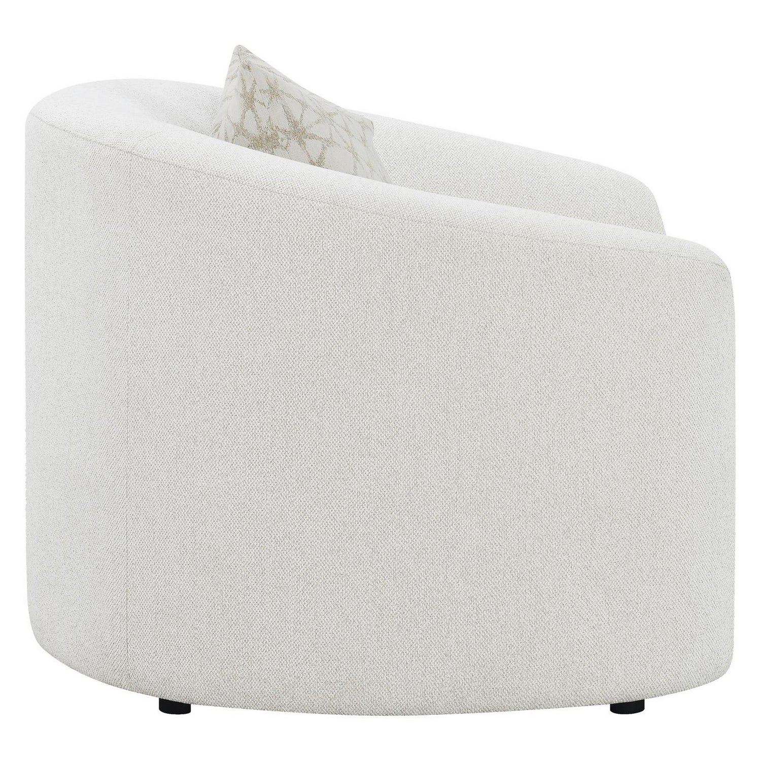 Rainn Upholstered Tight Back Chair Latte 509173