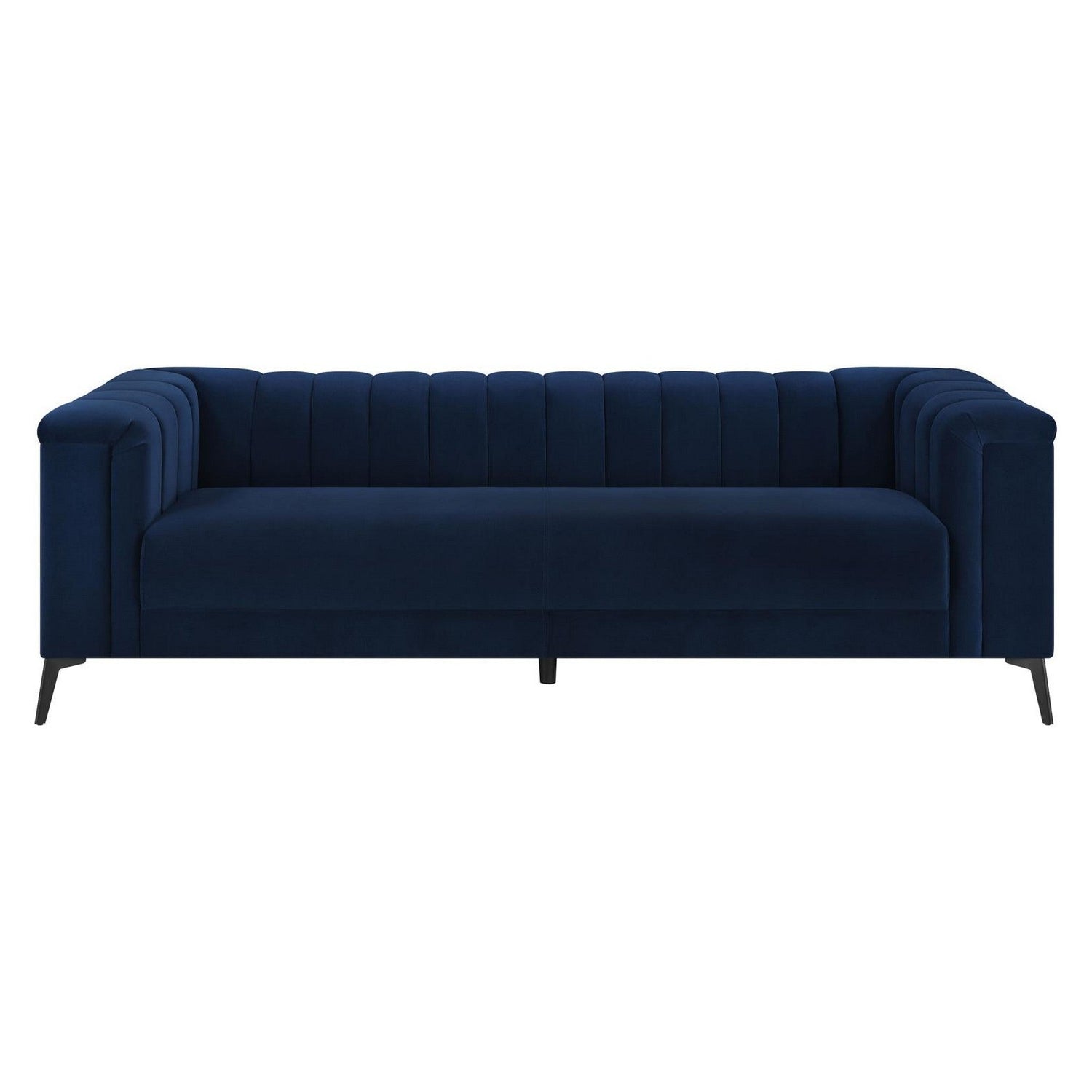 Chalet Tuxedo Arm Sofa Blue 509211