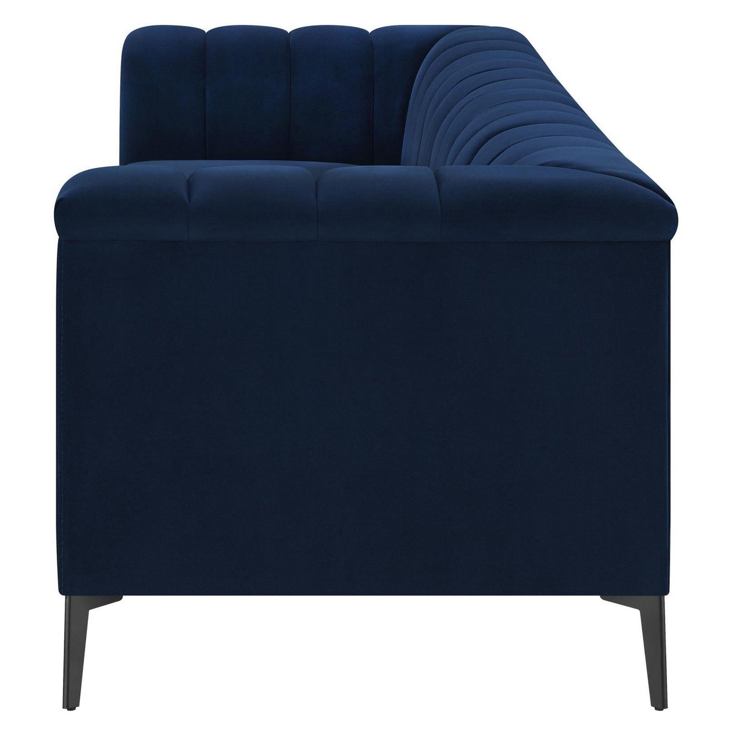 Chalet Tuxedo Arm Sofa Blue 509211