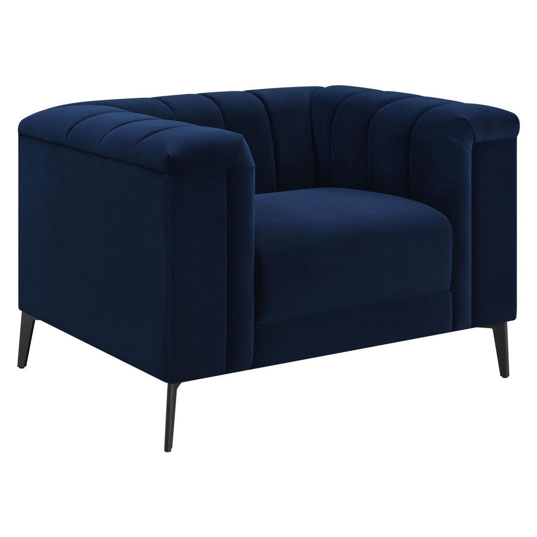 Chalet Tuxedo Arm Chair Blue 509213