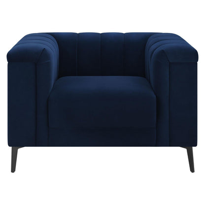 Chalet Tuxedo Arm Chair Blue 509213