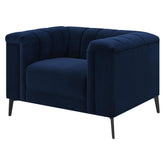 Chalet Tuxedo Arm Chair Blue 509213