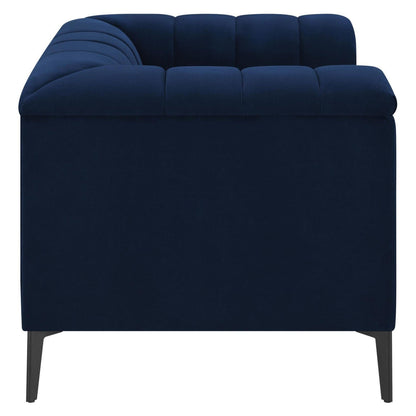 Chalet Tuxedo Arm Chair Blue 509213