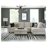 Whitson Upholstered Storage Ottoman Stone 509767
