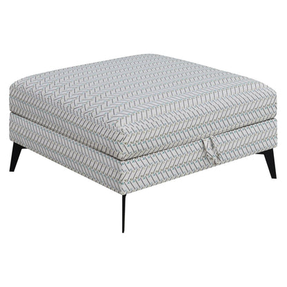 Clint Upholstered Ottoman with Tapered Legs Multi-color 509807