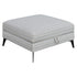 Clint Upholstered Ottoman with Tapered Legs Multi-color 509807