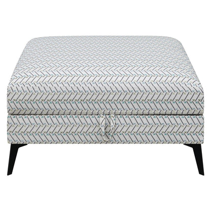Clint Upholstered Ottoman with Tapered Legs Multi-color 509807