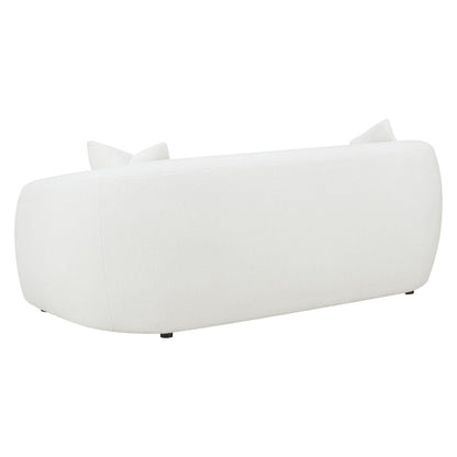 Isabella Upholstered Tight Back Sofa White 509871