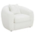 Isabella Upholstered Tight Back Chair White 509873