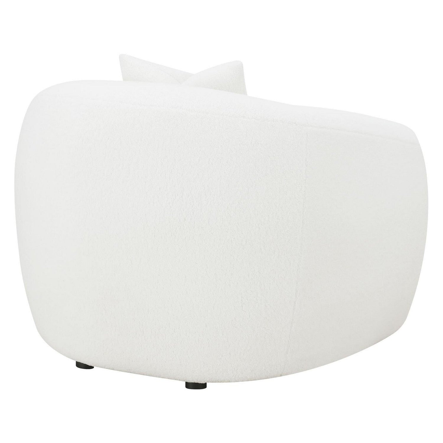 Isabella Upholstered Tight Back Chair White 509873