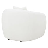 Isabella Upholstered Tight Back Chair White 509873