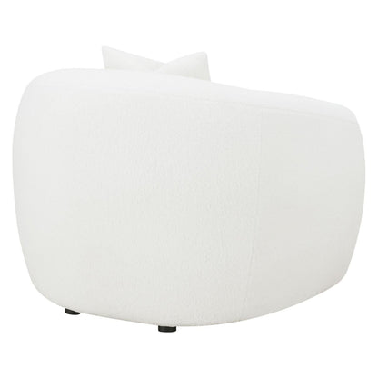 Isabella Upholstered Tight Back Chair White 509873