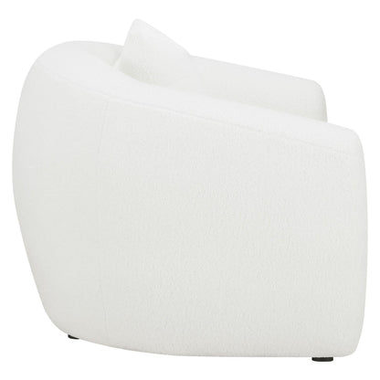 Isabella Upholstered Tight Back Chair White 509873