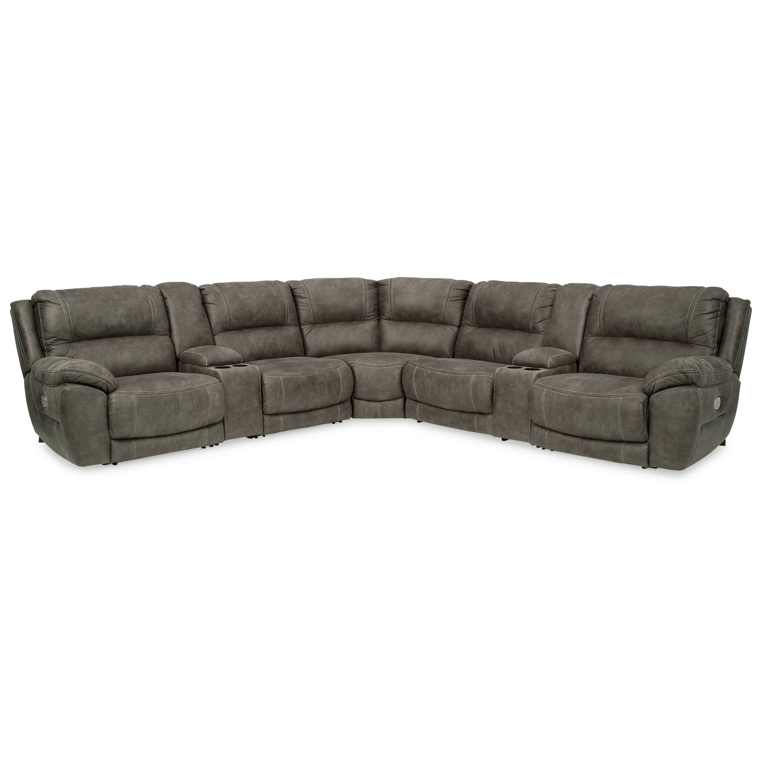 Cranedall 7-Piece Power Reclining Sectional Ash-51403S12