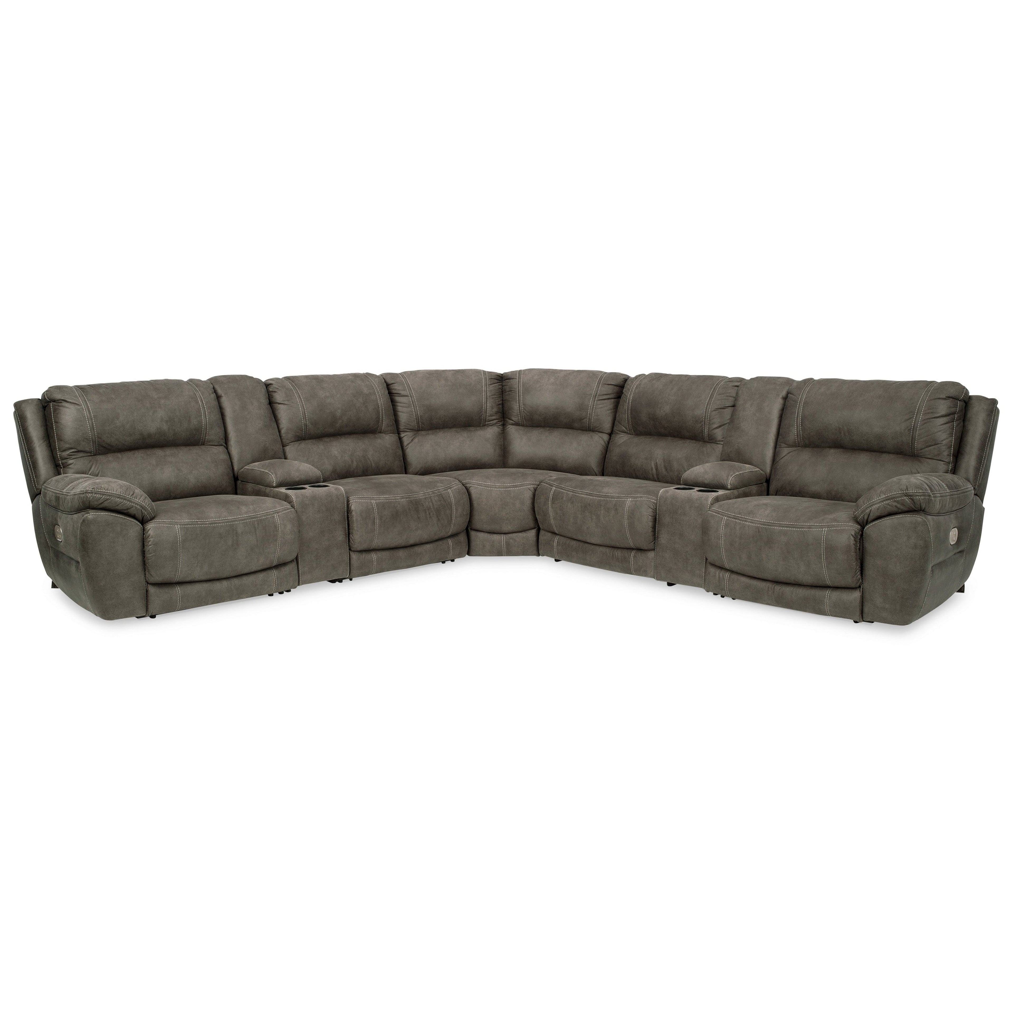 Cranedall 7-Piece Power Reclining Sectional Ash-51403S12