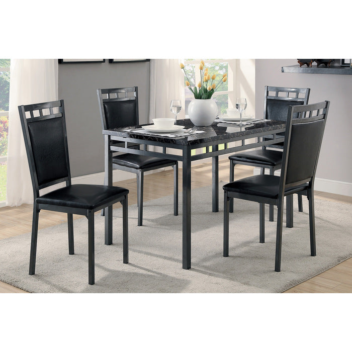 Faux marble dinette set deals