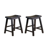 18H STOOL, RTA, BLK-SAND-THRU 5302BK-18