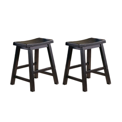 18H STOOL, RTA, BLK-SAND-THRU 5302BK-18