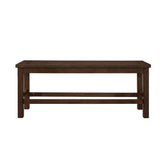 CNTR HGHT BENCH, WOOD SEAT 5400-24BH