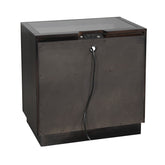 NIGHT STAND, GLASS, LED, P.STRIP 5424-4