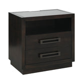 NIGHT STAND, GLASS, LED, P.STRIP 5424-4