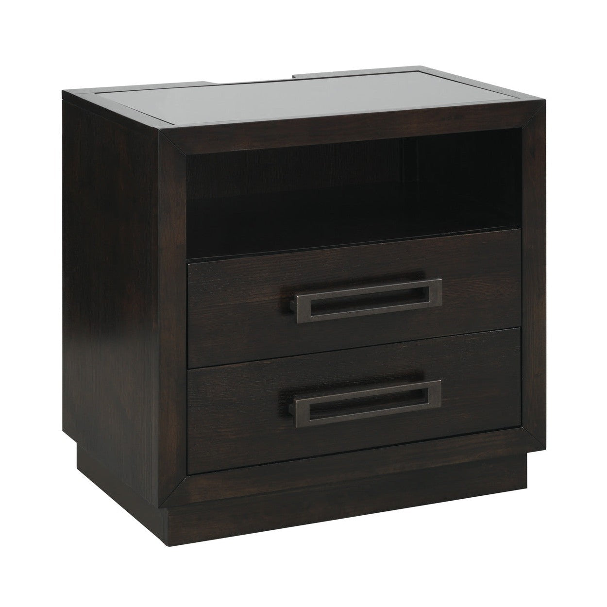 NIGHT STAND, GLASS, LED, P.STRIP 5424-4