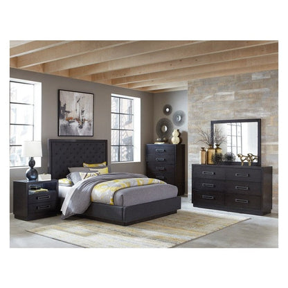 NIGHT STAND, GLASS, LED, P.STRIP 5424-4