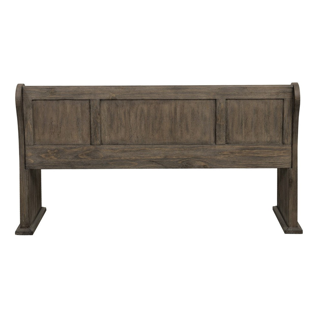 BENCH W/CURVED ARMS, WIRE BRUSH 5438-14A