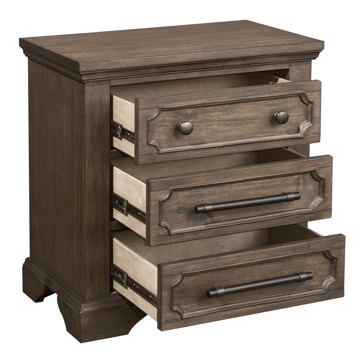 NIGHT STAND, DISTRS DARK OAK 5438-4