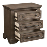 NIGHT STAND, DISTRS DARK OAK 5438-4