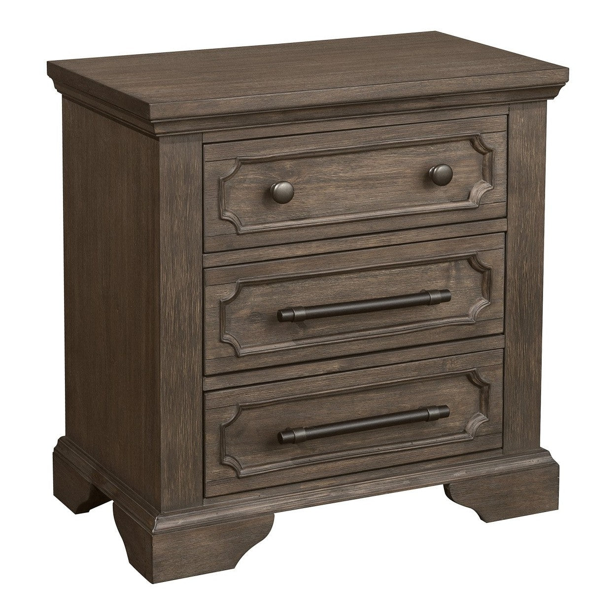 NIGHT STAND, DISTRS DARK OAK 5438-4