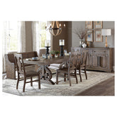 \SIDE CHAIR, WIRE BRUSHED, PINE 5438S