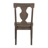 \SIDE CHAIR, WIRE BRUSHED, PINE 5438S
