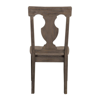 \SIDE CHAIR, WIRE BRUSHED, PINE 5438S