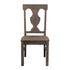 \SIDE CHAIR, WIRE BRUSHED, PINE 5438S