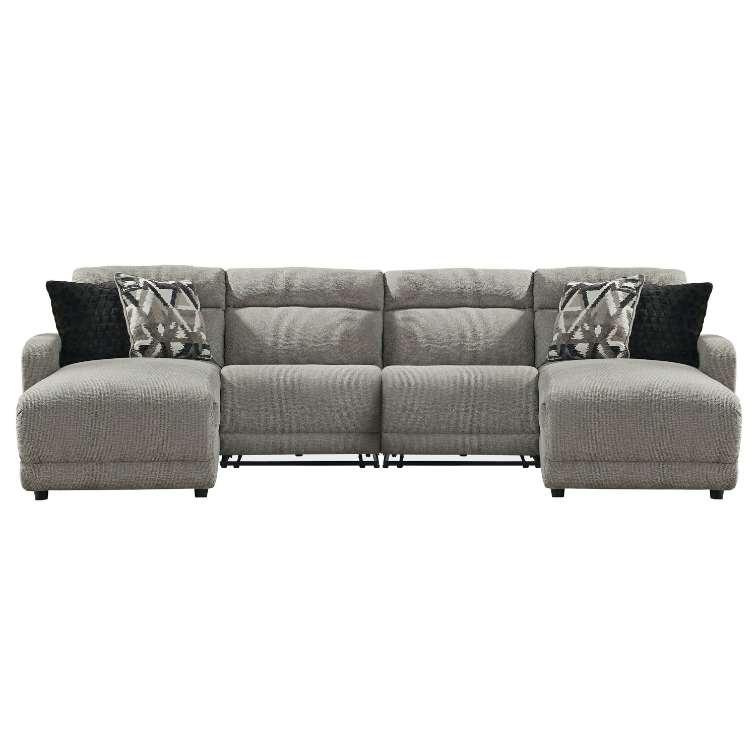 Colleyville 4-Piece Power Reclining Sectional with Chaise Ash-54405S15