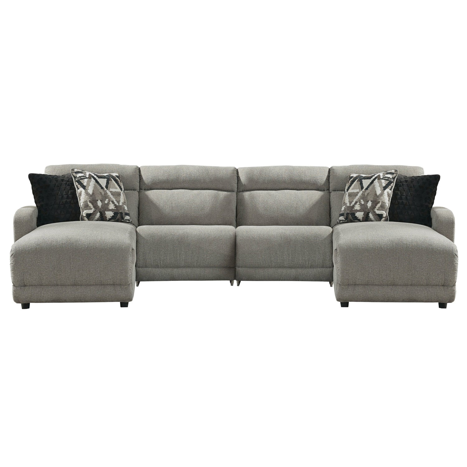Colleyville 4-Piece Power Reclining Sectional with Chaise Ash-54405S16