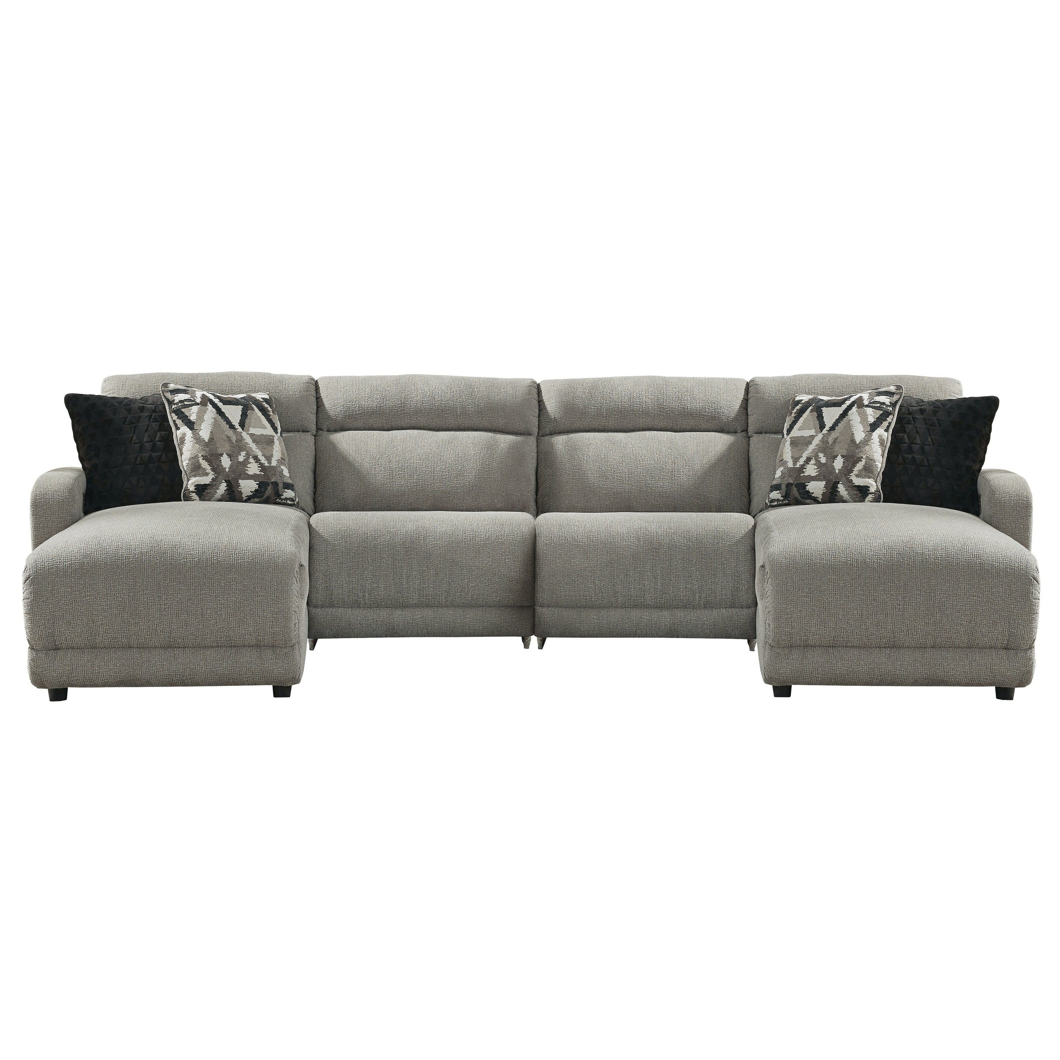 Colleyville 4-Piece Power Reclining Sectional with Chaise Ash-54405S16