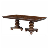 (2) DOUBLE PEDESTAL TABLE, BIRCH VNER 5473-103*