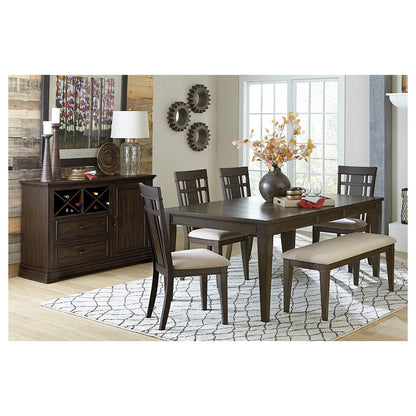 DINING TABLE, OAK VENEER 5496-78