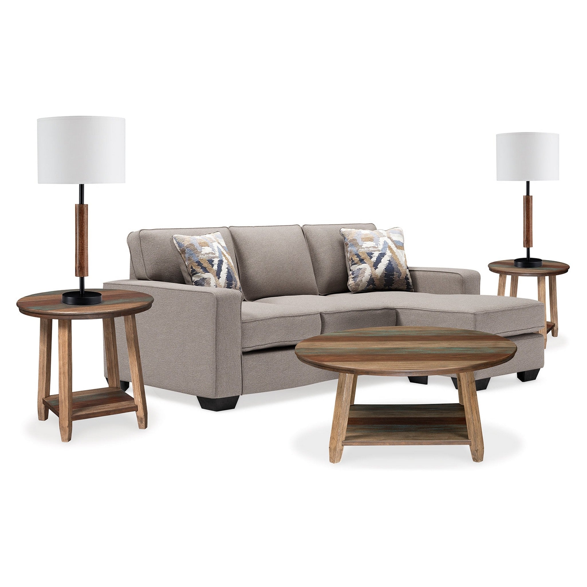 Ashley greaves sofa chaise deals