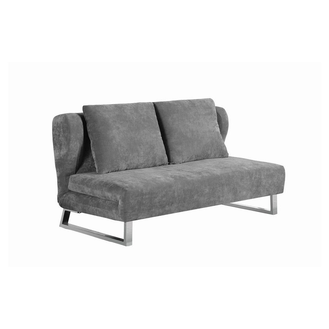 Vera Upholstered Sofa Bed Grey 551074